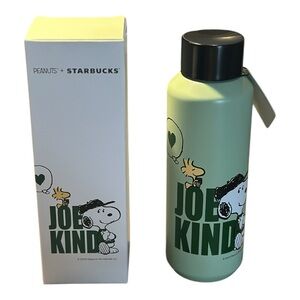 Limited Edition Peanuts x Starbucks Travel Water Bottle - Featuring Snoopy! 🐾☕️*